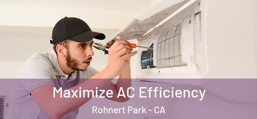 Maximize AC Efficiency Rohnert Park - CA